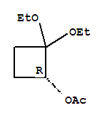 (1r)-(9ci)-2,2-二乙氧基-環(huán)丁醇結(jié)構(gòu)式_737758-85-9結(jié)構(gòu)式