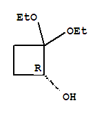 (1r)-(9ci)-2,2-二乙氧基-環(huán)丁醇結(jié)構(gòu)式_737758-87-1結(jié)構(gòu)式