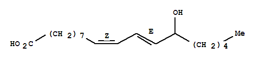 (9Z,11E)-13-羥基-9,11-十八碳二烯酸結(jié)構(gòu)式_73804-64-5結(jié)構(gòu)式