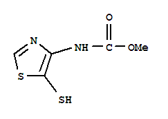 (9ci)-(5-疏基-4-噻唑)-氨基甲酸甲酯結(jié)構(gòu)式_738619-30-2結(jié)構(gòu)式