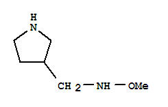(9ci)-n-甲氧基-3-吡咯烷甲胺結(jié)構(gòu)式_739334-93-1結(jié)構(gòu)式