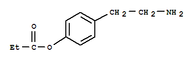 (9ci)-4-(2-氨基乙基)-苯酚丙酸酯結構式_740027-02-5結構式