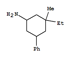 (9ci)-3-乙基-3-甲基-5-苯基-環(huán)己胺結(jié)構(gòu)式_740071-05-0結(jié)構(gòu)式