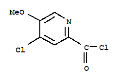 (9ci)-4-氯-5-甲氧基-2-吡啶羰酰氯結(jié)構(gòu)式_740744-31-4結(jié)構(gòu)式