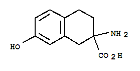 (9ci)-2-氨基-1,2,3,4-四氫-7-羥基-2-萘羧酸結(jié)構(gòu)式_741614-51-7結(jié)構(gòu)式