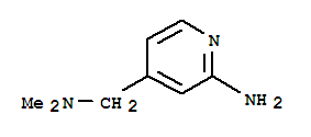 (9ci)-2-氨基-N,N-二甲基-4-吡啶甲胺結(jié)構(gòu)式_741670-71-3結(jié)構(gòu)式