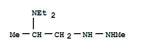 (9ci)-N,N-二乙基-1-(2-甲基肼基)-2-丙胺結(jié)構(gòu)式_742631-93-2結(jié)構(gòu)式