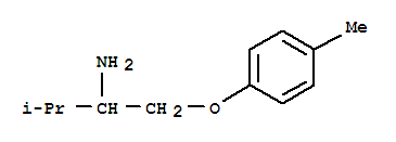 (9ci)-3-甲基-1-(4-甲基苯氧基)-2-丁胺結(jié)構(gòu)式_742636-97-1結(jié)構(gòu)式