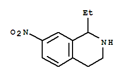 (9ci)-1-乙基-1,2,3,4-四氫-7-硝基-異喹啉結構式_742679-30-7結構式