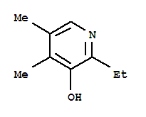(9ci)-2-乙基-4,5-二甲基-3-羥基吡啶結(jié)構(gòu)式_744142-99-2結(jié)構(gòu)式