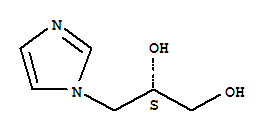 (s)-(9ci)-3-(1H-咪唑-1-基)-1,2-丙二醇結(jié)構(gòu)式_745741-85-9結(jié)構(gòu)式