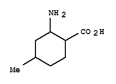 (9ci)-2-氨基-4-甲基-環(huán)己烷羧酸結(jié)構(gòu)式_750541-28-7結(jié)構(gòu)式