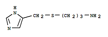 (9ci)-3-[(1H-咪唑-4-甲基)硫代]-1-丙胺結(jié)構(gòu)式_752153-75-6結(jié)構(gòu)式