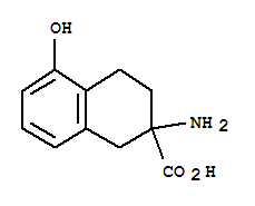 (9ci)-2-氨基-1,2,3,4-四氫-5-羥基-2-萘羧酸結(jié)構(gòu)式_753387-72-3結(jié)構(gòu)式