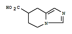 (9ci)-5,6,7,8-四氫-咪唑并[1,5-a]吡啶-7-羧酸結(jié)構(gòu)式_753428-77-2結(jié)構(gòu)式