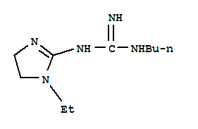(9ci)-n-丁基-n-(1-乙基-4,5-二氫-1H-咪唑-2-基)-胍結構式_754126-14-2結構式