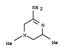 3,4,5,6-四氫-4,6-二甲基吡嗪胺結(jié)構(gòu)式_754164-71-1結(jié)構(gòu)式