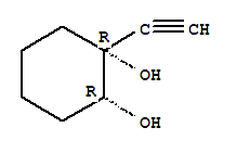 順式-(9ci)-1-乙炔-1,2-環(huán)己烷二醇結(jié)構(gòu)式_75476-42-5結(jié)構(gòu)式
