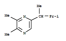 (9CI)-5-(1,2-二甲基丙基)-2,3-二甲基-吡嗪結(jié)構(gòu)式_75492-03-4結(jié)構(gòu)式