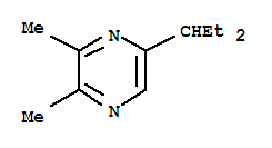 (9CI)-5-(1-乙基丙基)-2,3-二甲基-吡嗪結構式_75492-05-6結構式