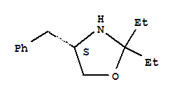 Oxazolidine, 2,2-diethyl-4-(phenylmethyl)-, (4s)-(9ci)Structure,754962-92-0Structure Oxazolidine, 2,2-diethyl-4-(phenylmethyl)-, (4s)-(9ci) Structure,754962-92-0Structure