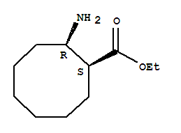 (1s,2r)-(9ci)-2-氨基-環(huán)辛烷羧酸乙酯結(jié)構(gòu)式_754968-71-3結(jié)構(gòu)式