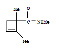 (9ci)-n,1,2-三甲基-2-環(huán)丁烯-1-羧酰胺結(jié)構(gòu)式_75558-56-4結(jié)構(gòu)式