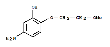 (9CI)-5-氨基-2-(2-甲氧基乙氧基)-苯酚結(jié)構(gòu)式_756431-83-1結(jié)構(gòu)式