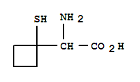 (9ci)-alpha-氨基-1-疏基-環(huán)丁烷乙酸結(jié)構(gòu)式_756765-00-1結(jié)構(gòu)式