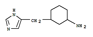 (9ci)-3-(1H-咪唑-4-甲基)-環(huán)己胺結構式_757885-20-4結構式