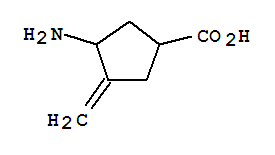 (9ci)-3-氨基-4-亞甲基-環(huán)戊烷羧酸結(jié)構(gòu)式_757942-64-6結(jié)構(gòu)式