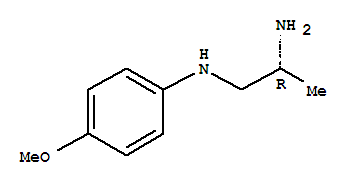 (2r)-(9ci)-n-(4-甲氧基苯基)-1,2-丙二胺結(jié)構(gòu)式_757976-26-4結(jié)構(gòu)式