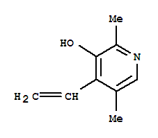 (9ci)-4-乙烯-2,5-二甲基-3-羥基吡啶結(jié)構(gòu)式_758630-41-0結(jié)構(gòu)式