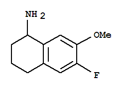 (9ci)-6-氟-1,2,3,4-四氫-7-甲氧基-1-萘胺結(jié)構(gòu)式_760929-46-2結(jié)構(gòu)式