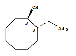 反式-(9ci)-2-(氨基甲基)-環(huán)辛醇結(jié)構(gòu)式_762184-93-0結(jié)構(gòu)式