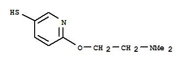 (9ci)-6-[2-(二甲基氨基)乙氧基]-3-吡啶硫醇結(jié)構(gòu)式_762272-31-1結(jié)構(gòu)式