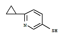 (9ci)-6-環(huán)丙基-3-吡啶硫醇結(jié)構(gòu)式_762272-39-9結(jié)構(gòu)式