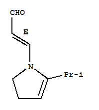 (e)-(9ci)-3-[2,3-二氫-5-(1-甲基乙基)-1H-吡咯-1-基]-,2-丙烯醛結構式_76238-08-9結構式