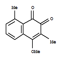 (9ci)-4-甲氧基-3,8-二甲基-1,2-萘二酮結構式_764713-24-8結構式