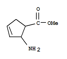(9ci)-2-氨基-3-環(huán)戊烯-1-羧酸甲酯結構式_765864-04-8結構式