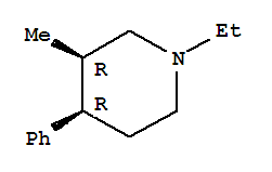 Piperidine, 1-ethyl-3-methyl-4-phenyl-, cis-(9ci)Structure,766447-27-2Structure Piperidine, 1-ethyl-3-methyl-4-phenyl-, cis-(9ci) Structure,766447-27-2Structure