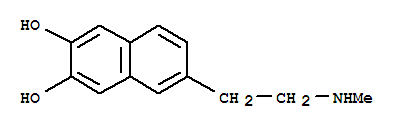 (9ci)-6-[2-(甲基氨基)乙基]-2,3-萘二醇結(jié)構(gòu)式_767579-14-6結(jié)構(gòu)式