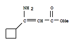 (9ci)-3-氨基-3-環(huán)丁基-2-丙酸甲酯結(jié)構(gòu)式_768397-63-3結(jié)構(gòu)式