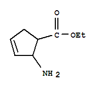(9ci)-2-氨基-3-環(huán)戊烯-1-羧酸乙酯結(jié)構(gòu)式_771440-02-9結(jié)構(gòu)式