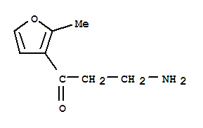 (9ci)-3-氨基-1-(2-甲基-3-呋喃)-1-丙酮結(jié)構(gòu)式_771582-95-7結(jié)構(gòu)式