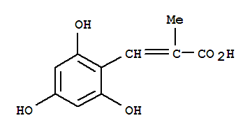 (9ci)-2-甲基-3-(2,4,6-三羥基苯基)-2-丙酸結構式_773120-32-4結構式