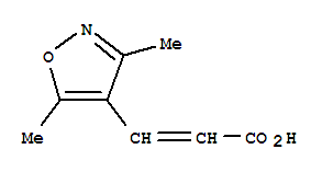 (9ci)-3-(3,5-二甲基-4-異噁唑基)-2-丙酸結(jié)構(gòu)式_773129-55-8結(jié)構(gòu)式