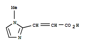 (9ci)-3-(1-甲基-1H-咪唑-2-基)-2-丙酸結(jié)構(gòu)式_773129-71-8結(jié)構(gòu)式