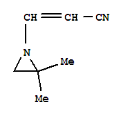 (9ci)-3-(2,2-二甲基-1-氮丙啶)-2-丙烯腈結(jié)構(gòu)式_77376-91-1結(jié)構(gòu)式