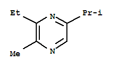 (9CI)-3-乙基-2-甲基-5-(1-甲基乙基)-吡嗪結(jié)構(gòu)式_77389-99-2結(jié)構(gòu)式